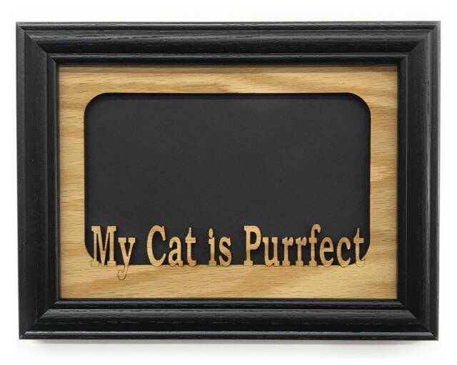 My Cat Is Purrfect Picture Frame - 5x7 Holds 4x6 Photo - image 1