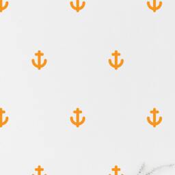 Anchor Nautical Wall Decal Kids Room Marine Wall Sticker, Bedroom Pattern Wallpaper Vinyl Decals, Nursery Stickers Home Decor - thumbnail 2