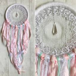 Choose Your Colour, Custom Made Dreamcatcher Wall Hanging - thumbnail 1