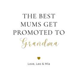 Promoted To Grandma Candle, Pregnancy Announcement Gift For Grandma, Personalised New - thumbnail 2