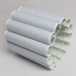Handmade Alice Blue Fabric Drum Lampshade Custom Home Furnishing-80# - thumbnail 3