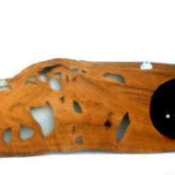 "Wooden Elephant Clock, Figurine, Clock Decor, Sculpture, Wall Hanging Home Decor Gift 45""x15" - thumbnail 4