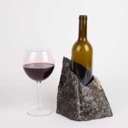 Handmade Marble Wine Bottle Holder Unique Rack - thumbnail 1