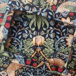 William Morris Framed Mirror in A Choice Of Fabric Patterns. in Various Sizes. Safety Acrylic Or Glass. Ready To Hang - thumbnail 2