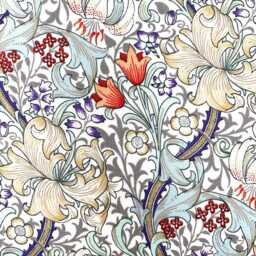 William Morris Framed Mirror in A Choice Of Fabric Patterns. in Various Sizes. Safety Acrylic Or Glass. Ready To Hang - thumbnail 4