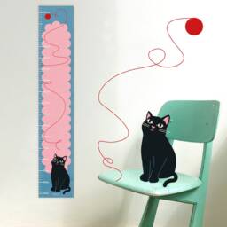 Cat Measuring Strip Eco-Print - thumbnail 1