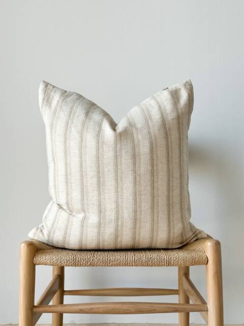 Neutral Natural Color & Fiber Pillow Cover - image 1