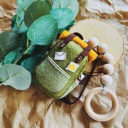 Felt Camping Backpack Ornament Adventure Nursery Decor - thumbnail 2