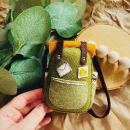 Felt Camping Backpack Ornament Adventure Nursery Decor - thumbnail 3