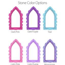 Fantasy Lantern Forest Castle Window Wall Decal 3D Sticker Medieval Portal Kids Playroom Childrens Bedroom Decor - thumbnail 4