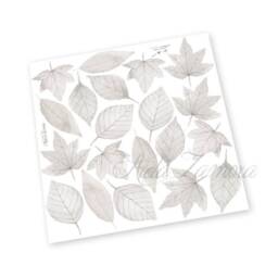 Premium Fabric Wall Decal, Leaves, Nursery Wall Decal, Tree Leaves, Watercolor Leaves Nursery Sticker, Sticker - thumbnail 4