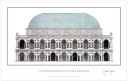 Basilica Palladiana, Vicenza, Large Palladio Print 33x23In, Signed By Author - thumbnail 1