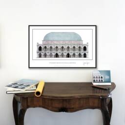 Basilica Palladiana, Vicenza, Large Palladio Print 33x23In, Signed By Author - thumbnail 2