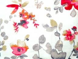 Trend 03367 Poppy By Vern Yip - Window Valance Lined Corded Rod Pocket Scalloped Linen Blend Fabric Made To Order - thumbnail 2