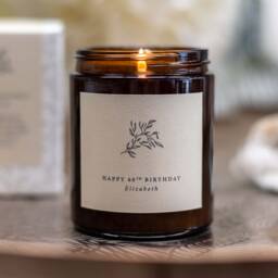 Personalised 60Th Birthday Candle - Thoughtful, Unique, Gift For Her - thumbnail 1