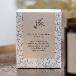 Personalised 60Th Birthday Candle - Thoughtful, Unique, Gift For Her - thumbnail 3