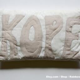 Hawaiian Quilt Pillow - Kope Coffee Design, Handmade On Maui - thumbnail 2
