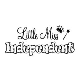 Vwaq Little Miss Independent Nursery Wall Decals Girls Room Decor Art Stickers Murals Princess - thumbnail 2