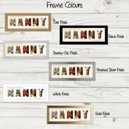 Nanny Photo Frame I Thank The Stars Or We Stars Word Name Special Gift Mother's Day 891 By Photos in A Word - thumbnail 2
