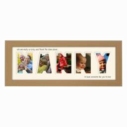 Nanny Photo Frame I Thank The Stars Or We Stars Word Name Special Gift Mother's Day 891 By Photos in A Word - thumbnail 3
