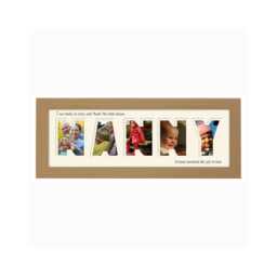 Nanny Photo Frame I Thank The Stars Or We Stars Word Name Special Gift Mother's Day 891 By Photos in A Word - thumbnail 1