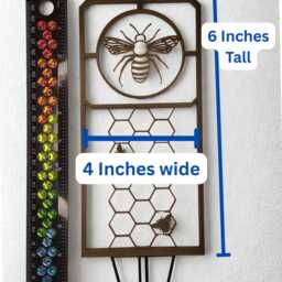Honeybee Trellis For Indoor Houseplants - 3D Printed Hoya Support - thumbnail 3