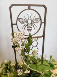 Honeybee Trellis For Indoor Houseplants - 3D Printed Hoya Support - thumbnail 1