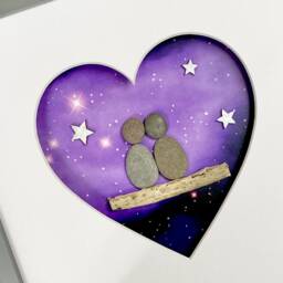 Love Pebble Art, Personalised Gifts, Couple Gift For Boyfriend, Stars, Home, Best Valentines Wife Gift, Gifts Him - thumbnail 3