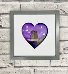 Love Pebble Art, Personalised Gifts, Couple Gift For Boyfriend, Stars, Home, Best Valentines Wife Gift, Gifts Him - thumbnail 1