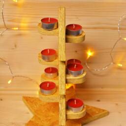 "Wooden Minimal Style ""Tree Of Light" - thumbnail 2