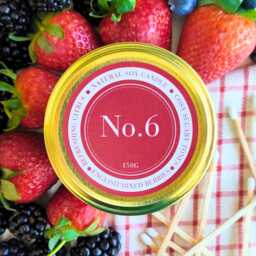 Handmade Scented Candle Luxury Highly Scented Mixed Berry Soy Candle - No.6 150G Perfect Self Care Gift The Cosy Company - thumbnail 4
