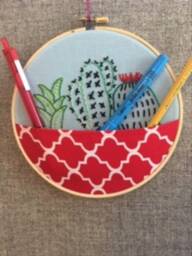 Embroidery Pocket Wall Decoration - thumbnail 3