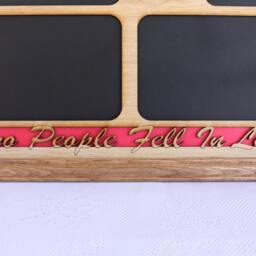 11x14 All Because Two People Fell in Love Wood Mat Collage Insert For Frame - thumbnail 3