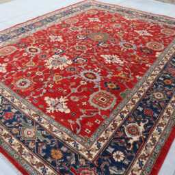 8'3x10'1 Ft Farmhouse Luxury Rug - Handmade Medallion Wool Afghan New Mamluk Design Area Rug, Bedroom Livingroom Office D??cor - thumbnail 3