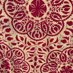 Boho Suzani Quilt Handmade Embroidered Bedding - Colorful Floral Bed Cover - thumbnail 2