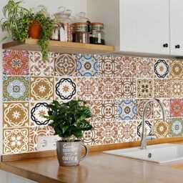 Kitchen Design Diy 24 Tile Stickers Mexican Talavera Style Splashback Mixed Wall Decals Bathroom Stair Sb13 - thumbnail 2