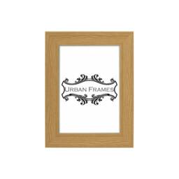 Shabby Chic Scoop Photo Frame For Wall Or Table Top Cornwall Range Oak/Natural /Cream Gold Edge /Oak Edge Poster A1/A2/A3/A4/A5 - thumbnail 2