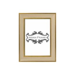 Shabby Chic Scoop Photo Frame For Wall Or Table Top Cornwall Range Oak/Natural /Cream Gold Edge /Oak Edge Poster A1/A2/A3/A4/A5 - thumbnail 3