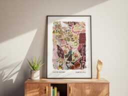 Antonio Gaudi Tiles Art Print Spanish Ceramic Pattern Wall Decor - thumbnail 1