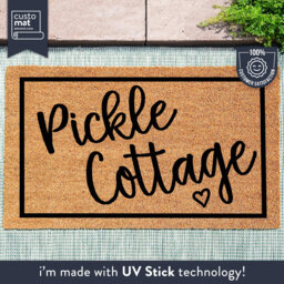 Custom Doormat With House Name - Personalised Welcome Mat Personalized Housewarming Gift Pickle Cottage Stacey Grandparent - thumbnail 1