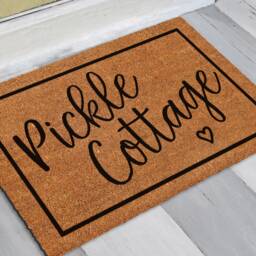 Custom Doormat With House Name - Personalised Welcome Mat Personalized Housewarming Gift Pickle Cottage Stacey Grandparent - thumbnail 2