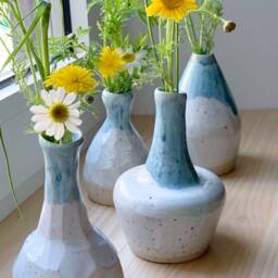 Lyrata Ceramics - Flower Vase Or Mikado Bottle Unique Piece - thumbnail 2