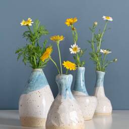 Lyrata Ceramics - Flower Vase Or Mikado Bottle Unique Piece - thumbnail 3