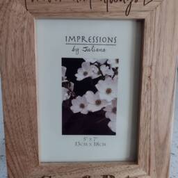 Personalised Couple Photo Frame, Forever & Always Picture Frame, Anniversary Gift, Wedding Present - thumbnail 2