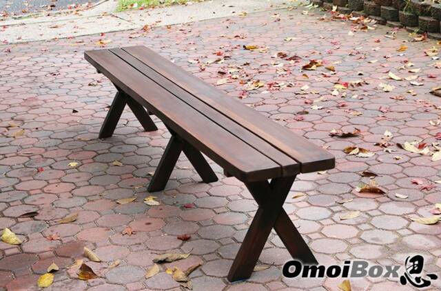 Farmhouse Trestle Dining Bench, Custom Wooden Bench With Legs, Rustic Table Wood Benches Outdoor.long Wooden Bench - image 1