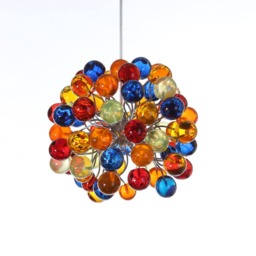 Kitchen Pendant Lighting With Rainbow Color Bubbles - thumbnail 3
