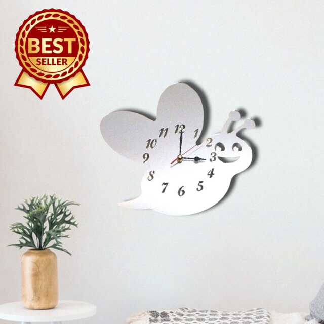 Bee Acrylic Clock - Many Colours Available - Bespoke Shapes & Sizes Made - image 1