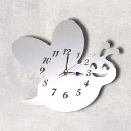 Bee Acrylic Clock - Many Colours Available - Bespoke Shapes & Sizes Made - thumbnail 2