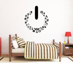 Gamer Power Button Wall Decal Video Game Room Decor Vg002 - thumbnail 1