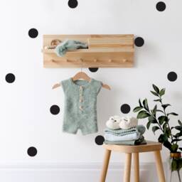 Polka Dot Wall Decals Kid's Room Vinyl Stickers - thumbnail 3